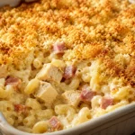 Cheesy Chicken Cordon Bleu Casserole For Easy Dinners With Chicken, Ham, Creamy