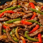Saucy Chinese Pepper Steak for Easy Dinners Saucy Chinese Pepper Steak For Easy Dinners With Peppers, Onions, Sesame, And