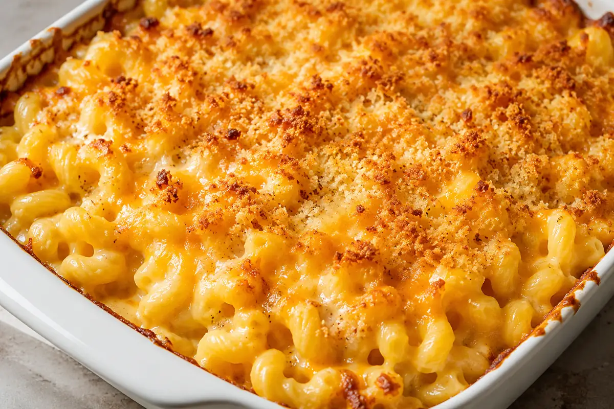 Creamy Baked Macaroni And Cheese For Easy Dinners In A Bubbling Casserole
