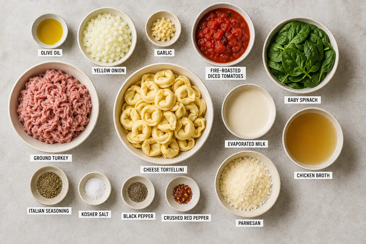 Creamy Spinach and Tomato Tortellini for Easy Dinners