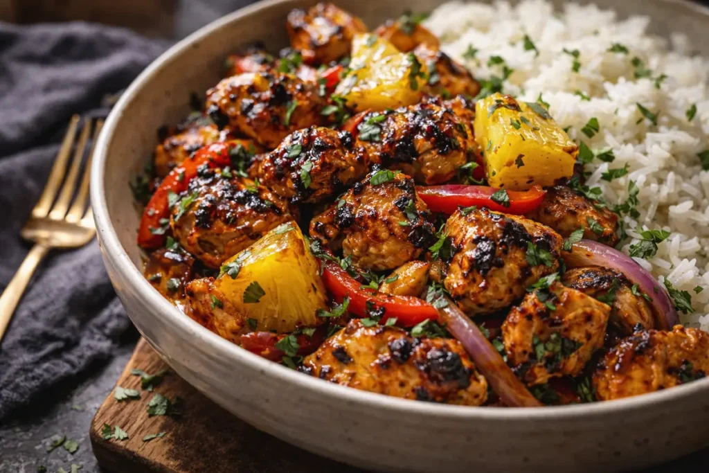Hawaiian Chicken Sheet Pan: The Ultimate Easy Weeknight Dinner With Pineapple, Peppers,