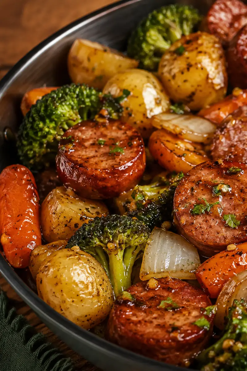 Honey Garlic Kielbasa: The Ultimate One Pan Family Dinner