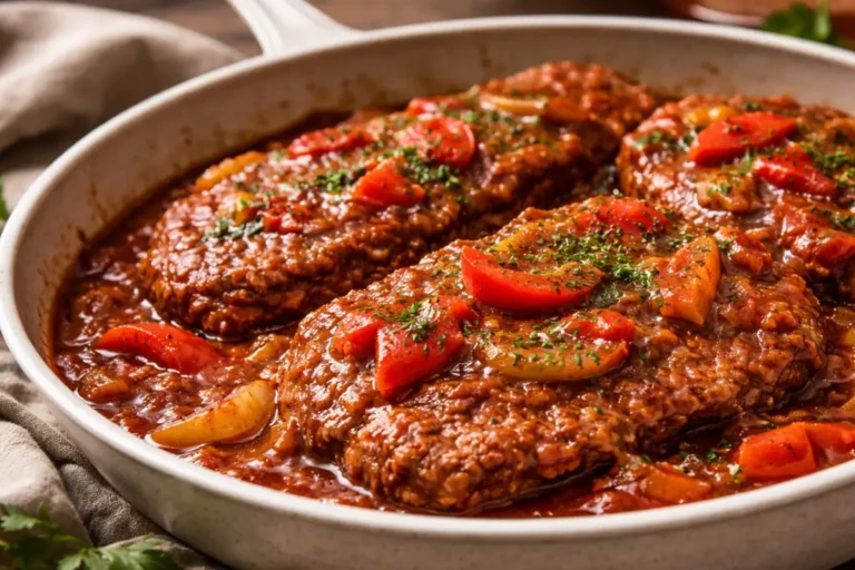 Tender Old Fashioned Swiss Steak For Easy Dinner Ideas In Glossy Tomato