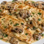 Saucy Skillet Chicken with Mushroom Wine Sauce for Easy Dinners Saucy Skillet Chicken With Mushroom Wine Sauce For Easy Dinners With Browned